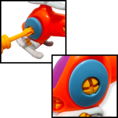 Juguetes Helicóptero Didáctico Armable Desarmable Juego - Pachos