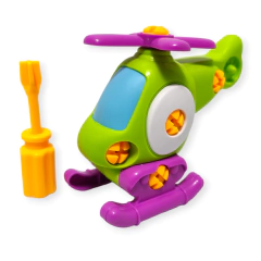 Juguetes Helicóptero Didáctico Armable Desarmable Juego