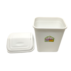 Tacho Cesto Basura Papelero Vaiven Cocina Plastico Blanco en internet
