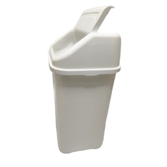 Imagen de cesto Tacho Basura Vaiven 20 Lts Cocina Plastico Blanco