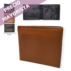 Billetera Hombre Tarjetero Cuerina Monedero Regaleria