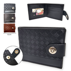 Billetera Hombre Tarjetero Eco Cuero broche Regaleria