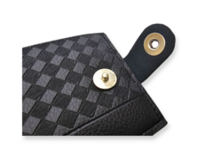 Billetera Hombre Tarjetero Eco Cuero broche Regaleria - pachos