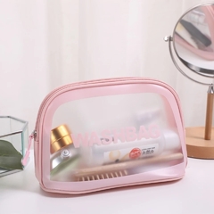 Neceser Cartuchera Porta Cosméticos PVC trasnparente Regaleria - pachos