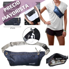 Riñonera Unisex Moda Moderna 3 Bolsillos Impermeable Estuche