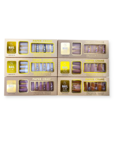 cosmetica Uñas Postizas Nails X3 cajas de 30 piezas Uña Adhesivas Diseños - tienda online