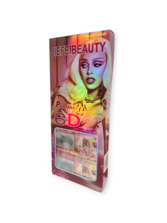 Imagen de Cosmética Pestañas postizas 6D maquillaje cosmetica X10 Pares