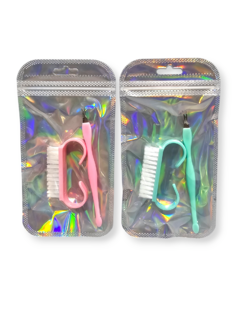 Cosmetica 12 packs Manicura x2 piezas cepillo + corta cuticulas - comprar online