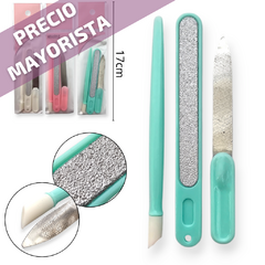 cosmetica Lima de Uñas x12 blister set x3 piezas Manicura