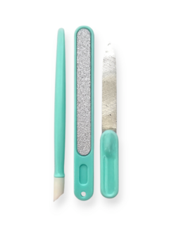 cosmetica Lima de Uñas x12 blister set x3 piezas Manicura - pachos