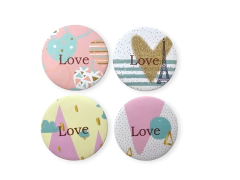 Espejito Espejo Doble faz cartera love regaleria - comprar online