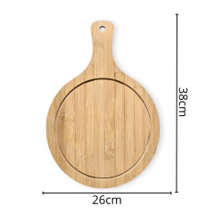 Tabla Mango Madera Bamboo Cortar Picar Bazar en internet