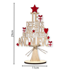 MADERA FIGURA MADERA ARBOL 29CM en internet
