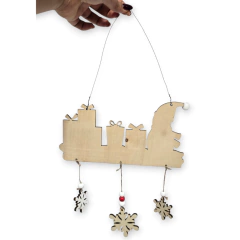 Imagen de MADERA COLGANTE CARTEL PARA PUERTA 21CM