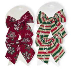 MOÑO TELA SET 2 PIEZAS 13X15CM ESTAMPADO 2 COLORES en internet