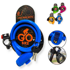 Linga cadena candado moto bici con llave