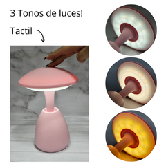 Velador Led Touch Lampara Hongo Usb Inalambrica Luz en internet