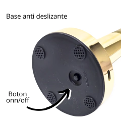 Lámpara Velador led De Mesa cono Plastico Táctil Led Recargable Usb - Pachos