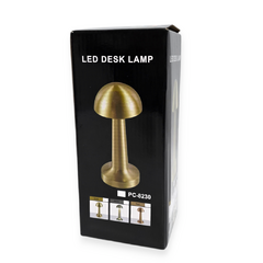 Imagen de a Lámpara Velador led De Mesa cono Plastico Táctil Led Recargable Usb