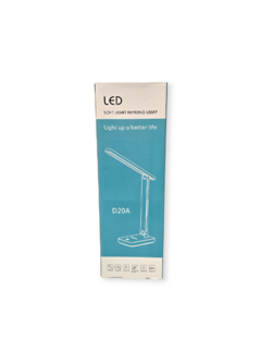 Lampara Velador Escritorio Led Doble Aspa Recargable Usb - pachos