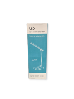 Lampara Velador Led Escritorio Doble Aspa Recargable Usb - tienda online