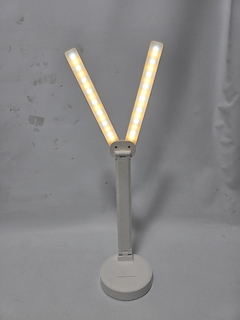 Imagen de Lampara Velador Escritorio Led Doble Aspa Recargable Usb