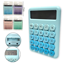 Calculadora 12 Dígitos Clásica Colores Pasteles Degrade - comprar online