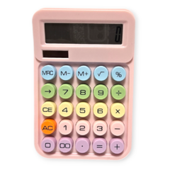 Calculadora 12 Dígitos Clásica Colores Pasteles Degrade en internet