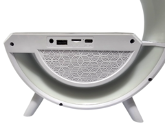 Imagen de Lampara Led Parlante Luces Cargador Inalámbrico Velador