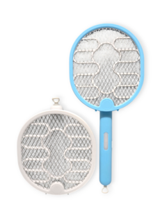 Imagen de a Mata Mosquitos Raqueta Moscas Insectos Recargable Plegable