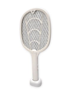 Mata Mosquitos Raqueta Moscas Insectos Con Base Recargable en internet