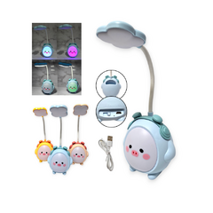 Velador Led Usb Mesa Diseño Animalito Chanchito Escritorio