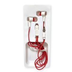 Auricular Cableado Cable Potencia In Ear Manos Libres - pachos