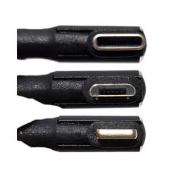 Cable Datos Cargador 3 En 1 Angulo Recto Con Interfase - Pachos