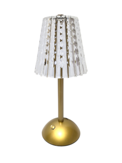 Lámpara Velador Led Recargable Usb Cristal Táctil Moderno - tienda online