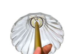 a Lámpara Velador Led Recargable Usb Cristal Táctil Moderno en internet