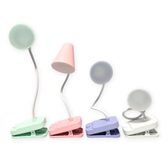 Lampara de escritorio velador led flexible con pinza en internet