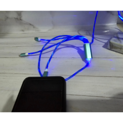 Cable Datos Cargador 3 En 1 Luz Led Fluida en internet
