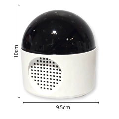 ELECTRONICA PROYECTOR REDONDO GALAXIA USB CON CONTROL 12CM en internet