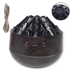 Humidificador Purificador fogata Ambiente Luz Noche Usb