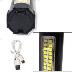 Linterna recargable usb 2 en 1 con estuche 10CM - tienda online