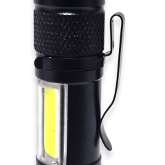 Linterna recargable usb 2 en 1 con estuche 9CM - comprar online