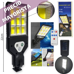 FAROL DE INDUCCION SOLAR PLASTICO 22CM CON CONTROL - comprar online