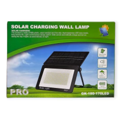 Reflector carga solar led blanca plastico portatil - Pachos