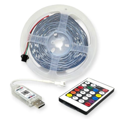 tiras de luces led 10M multicolor con control en internet
