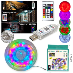 tiras de luces led piojo 10M multicolor con control - comprar online