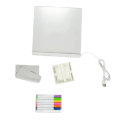 Pizarra magica led lumisona escribir notas acrilico con soporte en internet