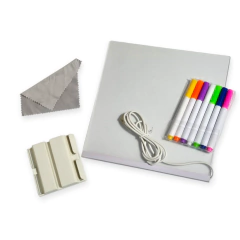 Pizarra magica led lumisona escribir notas acrilico con soporte en internet