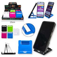 soporte para tablet celular x3 unidades plastico plegable - comprar online