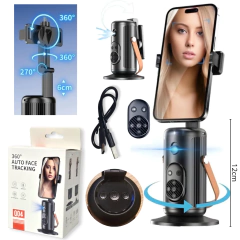 soporte seguimiento facial inteligente 360° con control - comprar online